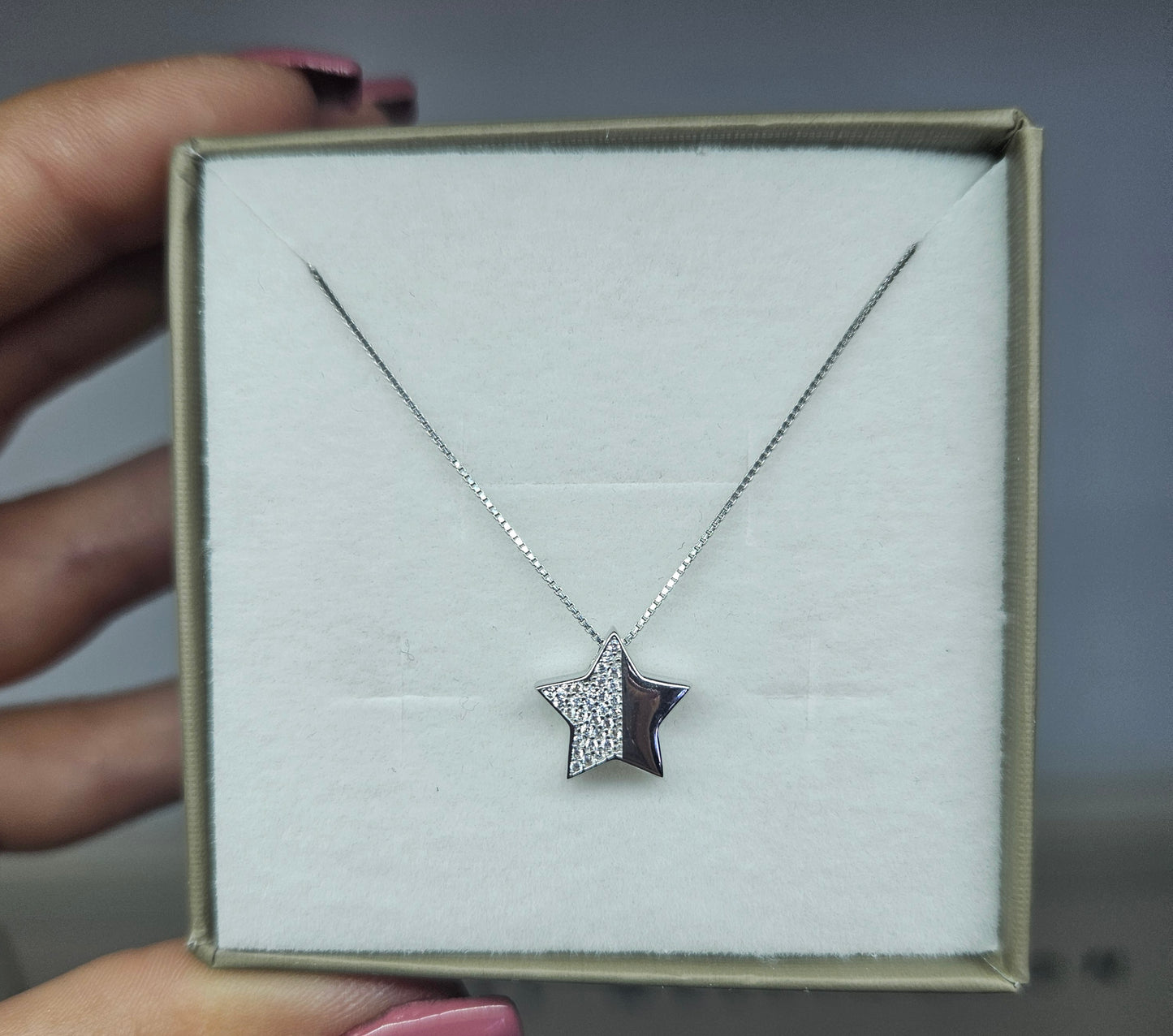 Collana stella in argento 925