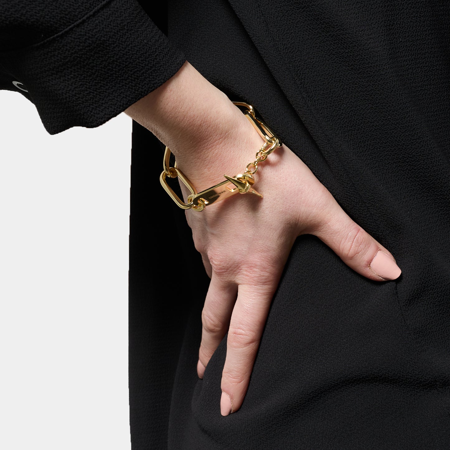 Bracciale forzatina dorato Unoaerre