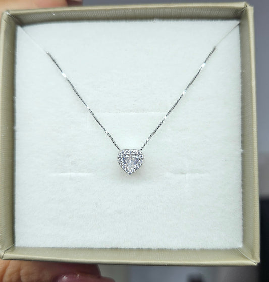 Collana cuore piccolo in argento 925