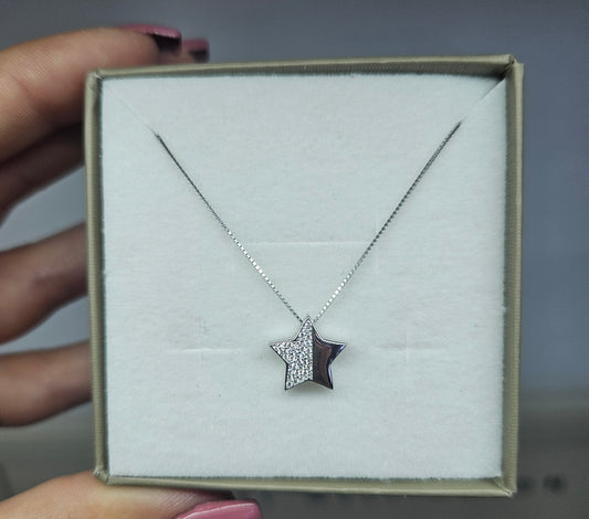 Collana stella in argento 925