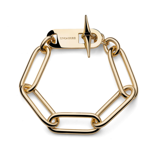 Bracciale forzatina dorato Unoaerre