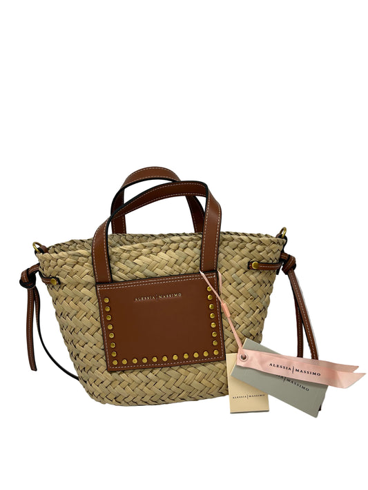 Borsa intrecciata Alessia Massimo