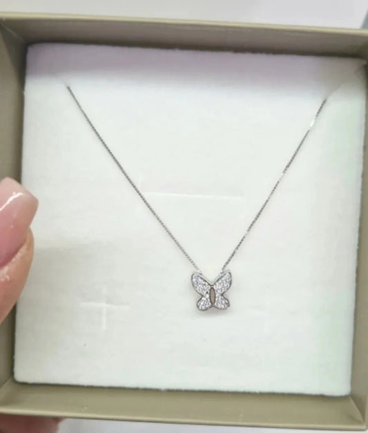 Collana farfalla in argento 925
