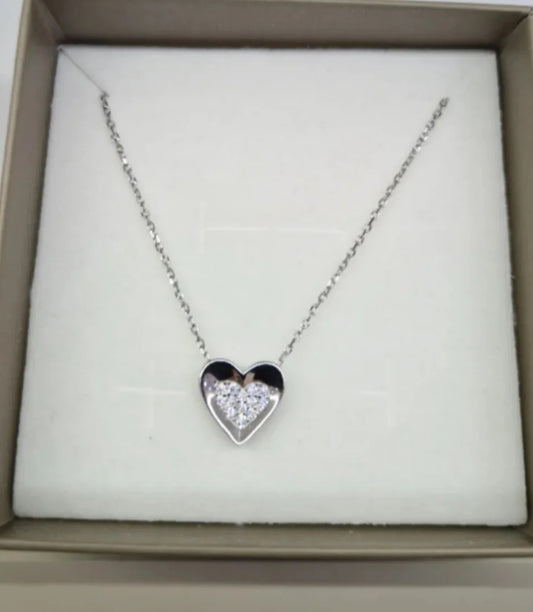 Collana cuore in argento 925